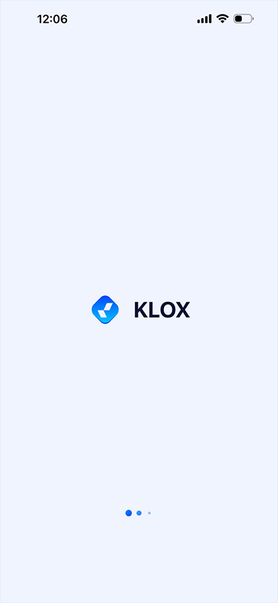 KloxVPN app splash screen